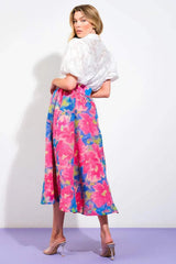 SWEET VISION WOVEN MIDI SKIRT - Flying Tomato - Flyclothing LLC