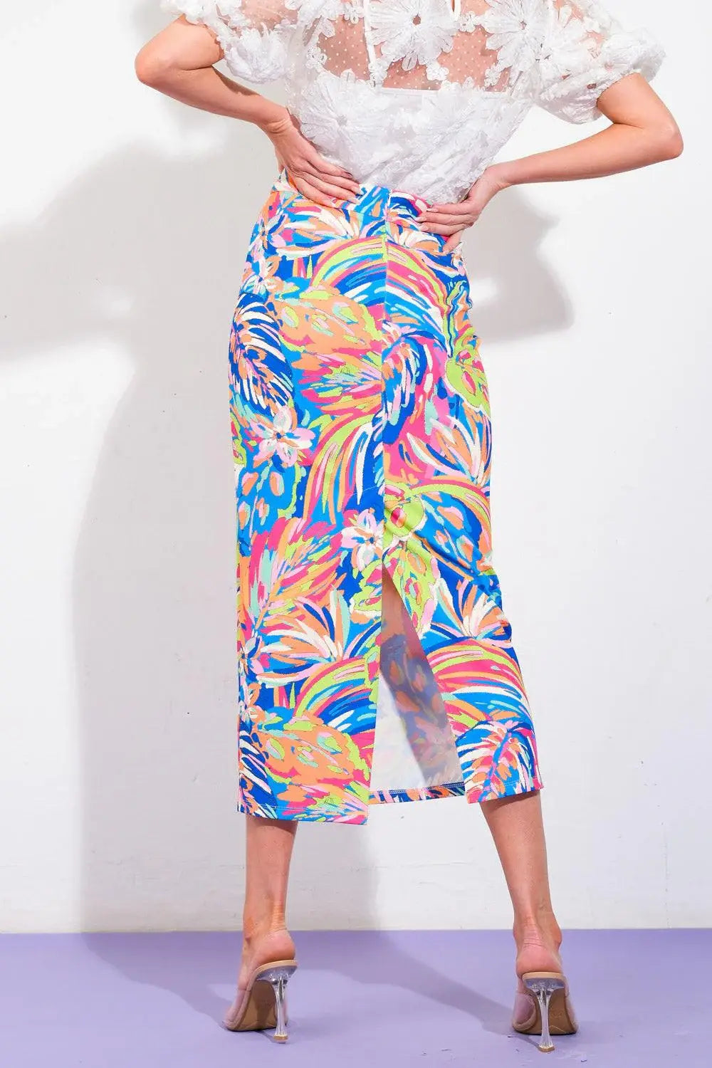 SWEETIE STATUS PONTI PENCIL SKIRT - Flying Tomato - Flyclothing LLC