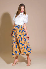 SWEETEST HARMONIES WOVEN FULL SKIRT - Flying Tomato - Flyclothing LLC