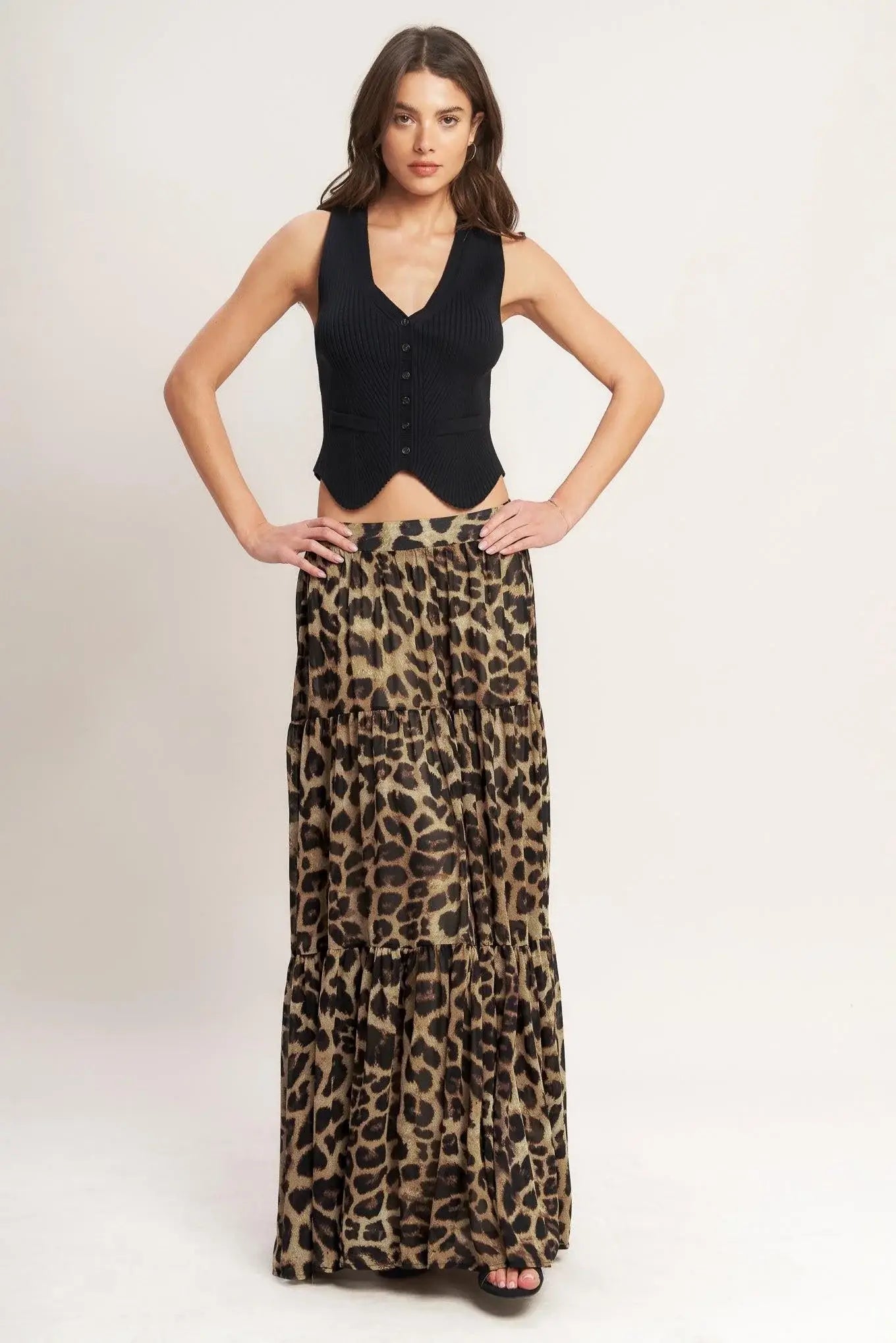 SEASONLESS STYLING WOVEN MAXI SKIRT - Flying Tomato - Flyclothing LLC