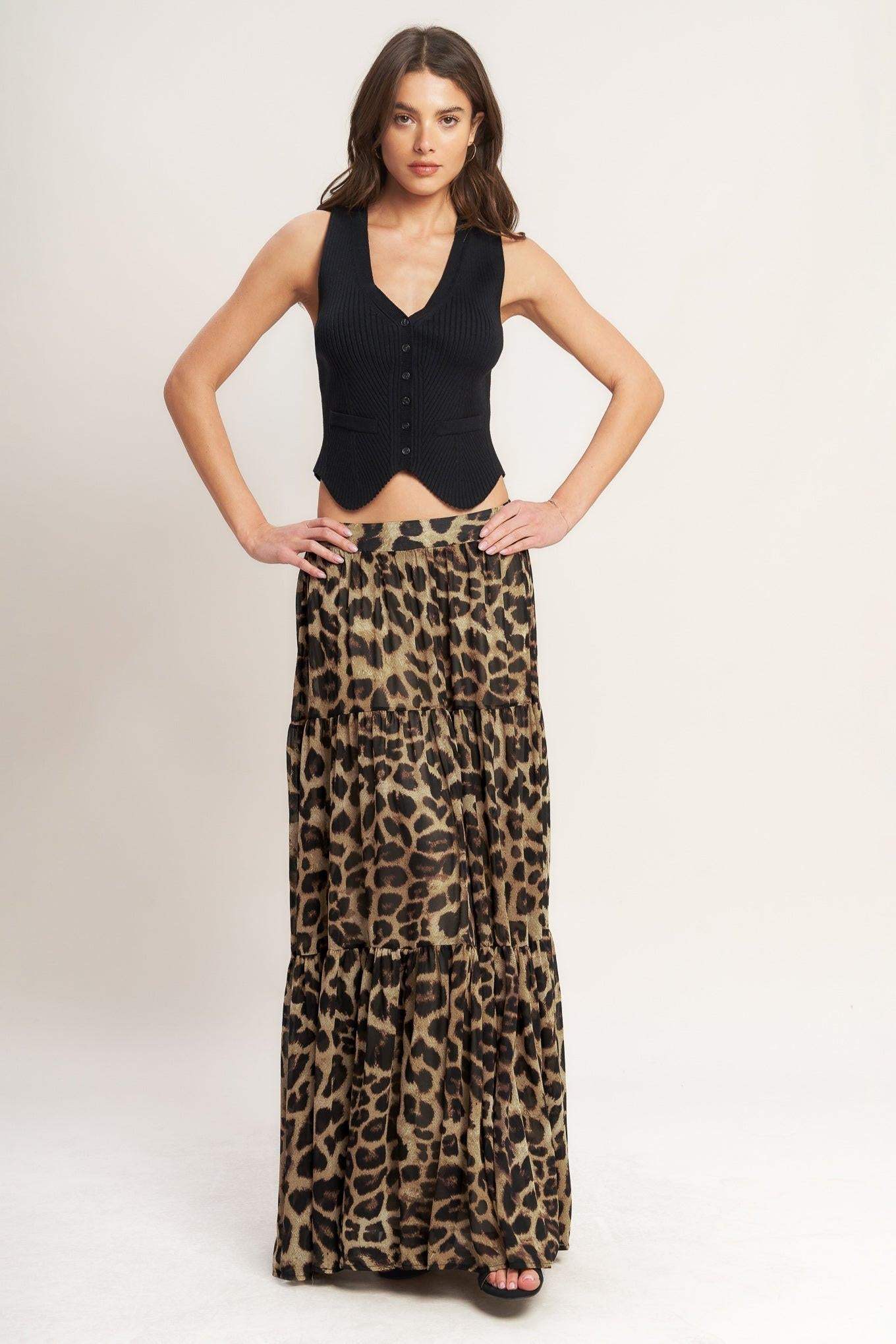 SEASONLESS STYLING WOVEN MAXI SKIRT - Flying Tomato - Flyclothing LLC