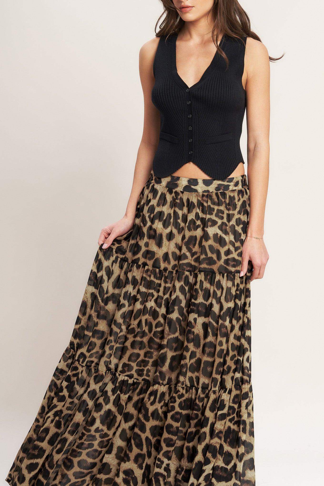 SEASONLESS STYLING WOVEN MAXI SKIRT - Flying Tomato - Flyclothing LLC