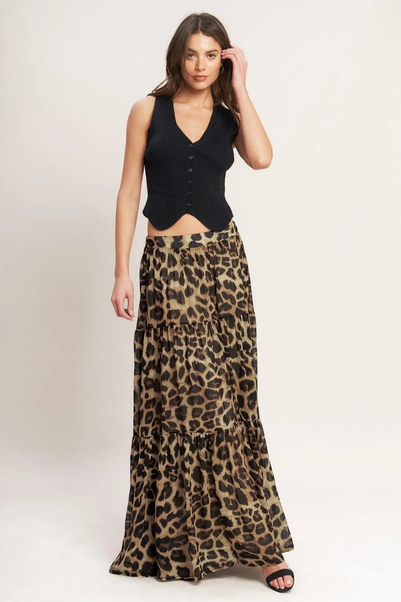 SEASONLESS STYLING WOVEN MAXI SKIRT - Flying Tomato - Flyclothing LLC
