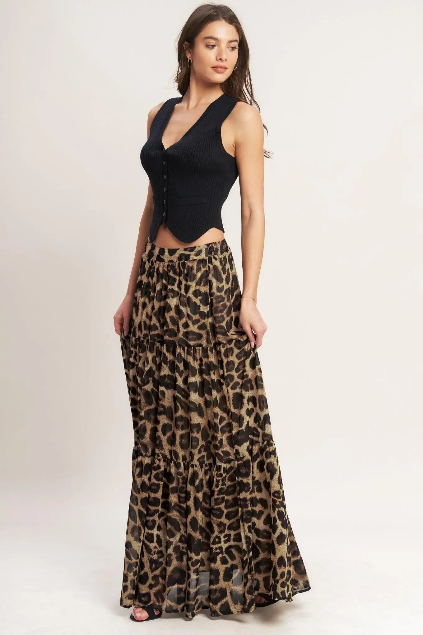 SEASONLESS STYLING WOVEN MAXI SKIRT - Flying Tomato - Flyclothing LLC