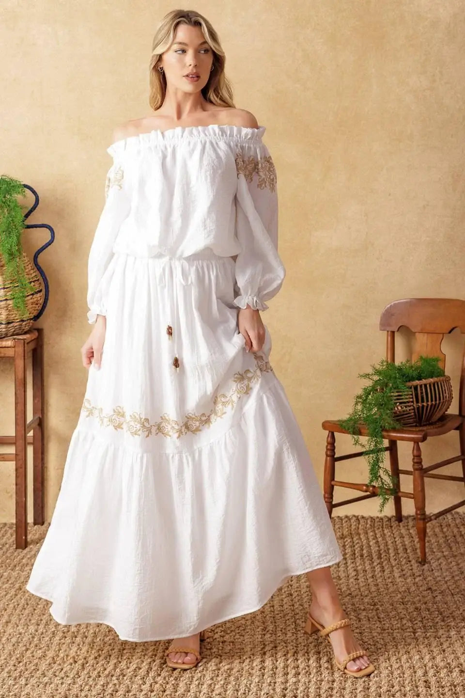 FULL SPEED AHEAD WOVEN MAXI SKIRT - Flying Tomato - Flyclothing LLC