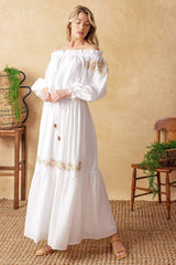 FULL SPEED AHEAD WOVEN MAXI SKIRT - Flying Tomato - Flyclothing LLC
