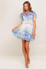 SUNSET SAIL WOVEN MINI FULL SKIRT - Flying Tomato - Flyclothing LLC
