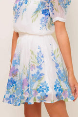 SUNSET SAIL WOVEN MINI FULL SKIRT - Flying Tomato - Flyclothing LLC
