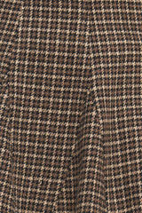 HOUND FLARE TWEED WOVEN SKIRT - Flying Tomato - Flyclothing LLC