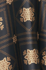 ORNAMENTAL NIGHTS WOVEN MAXI CIRCLE SKIRT - Flying Tomato - Flyclothing LLC