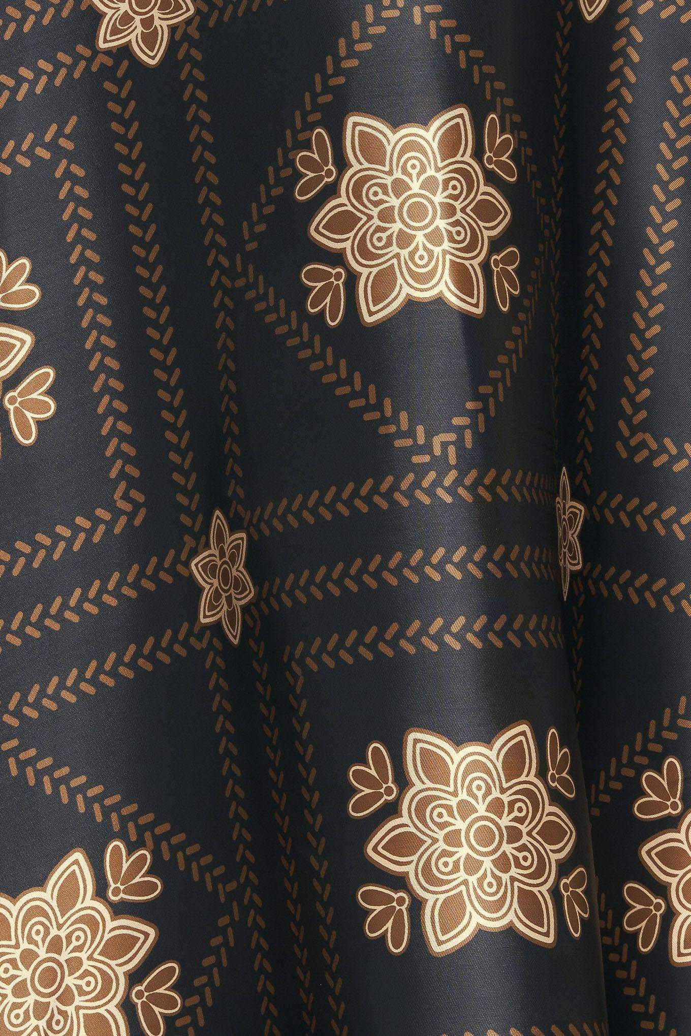 ORNAMENTAL NIGHTS WOVEN MAXI CIRCLE SKIRT - Flying Tomato - Flyclothing LLC