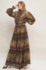 CELEBRITY MOMENT WOVEN MAXI SKIRT - Flying Tomato - Flyclothing LLC