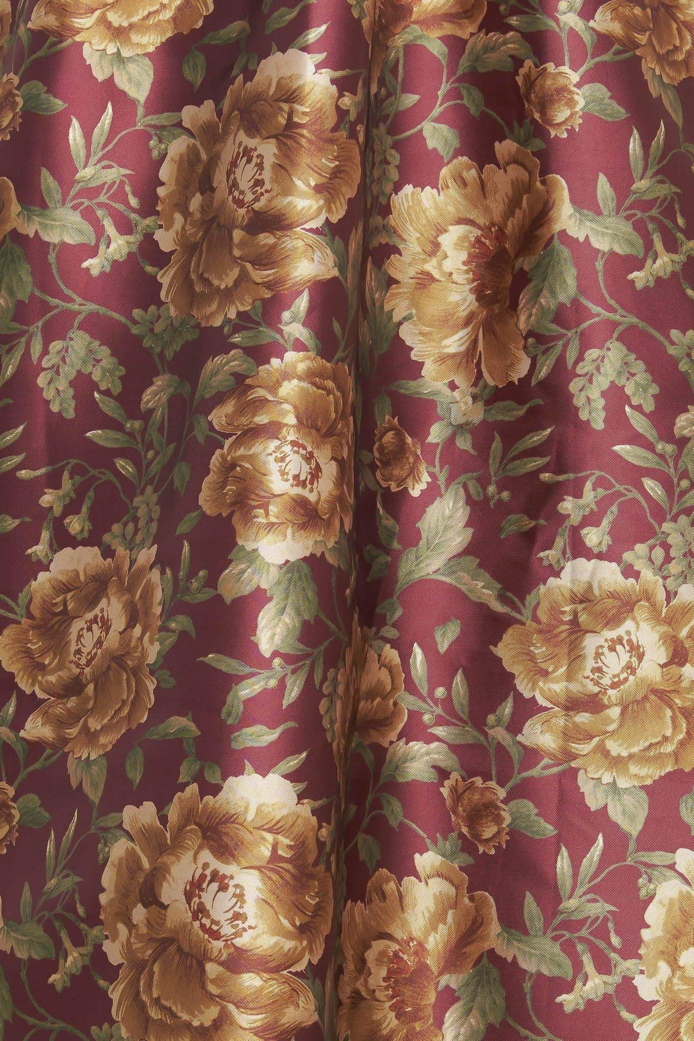 EVENING BOTANICALS WOVEN FULL MIDI SKIRT - Flying Tomato - Flyclothing LLC