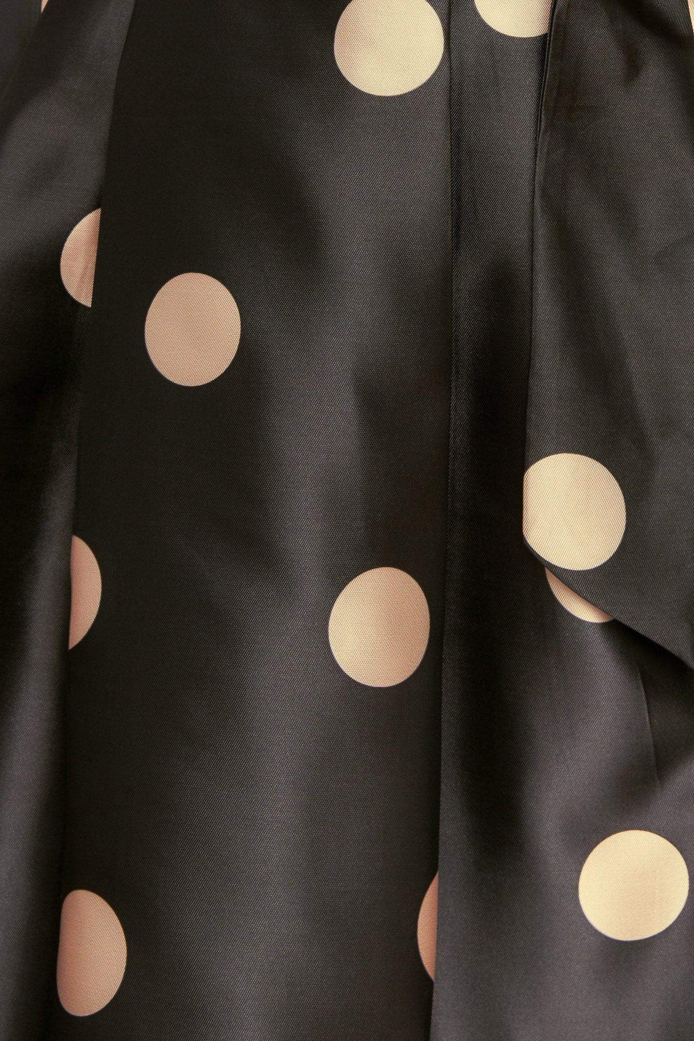 MOONLIGHT DOTS WOVEN FULL MIDI SKIRT - Flying Tomato - Flyclothing LLC