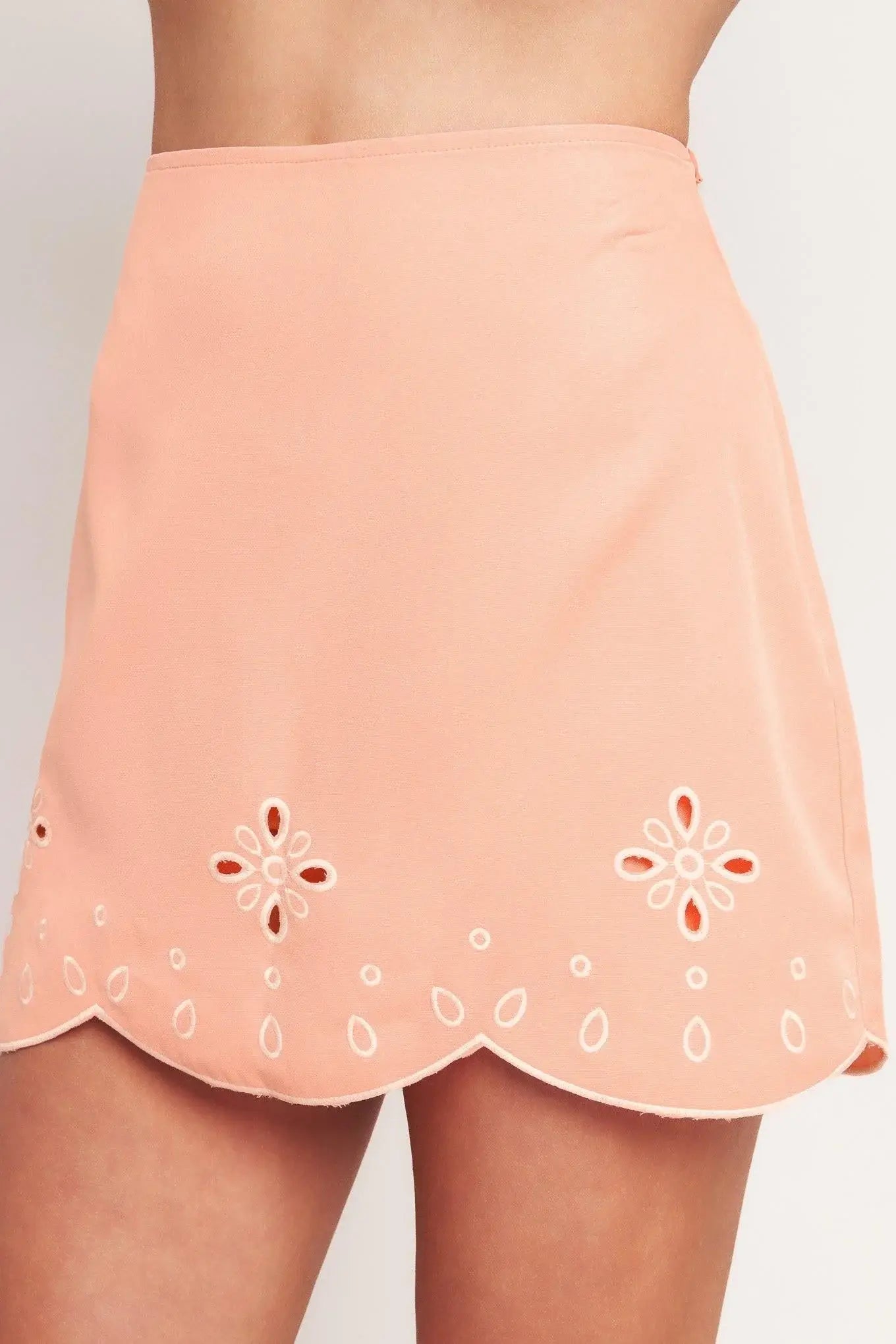 LOVE PEACH WOVEN MINI SKIRT - Flying Tomato - Flyclothing LLC