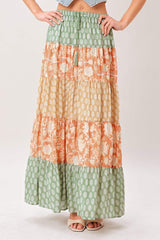 TERRA FLOW MIDI PRAIRIE SKIRT - Flying Tomato - Flyclothing LLC