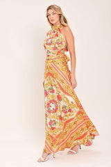 LUXE LOVE STORY WOVEN MIDI CIRCLE SKIRT - Flying Tomato - Flyclothing LLC
