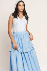 YOU’RE GOING TO LOVE WOVEN MIDI SKIRT - Flying Tomato - Flyclothing LLC