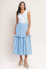 YOU’RE GOING TO LOVE WOVEN MIDI SKIRT - Flying Tomato - Flyclothing LLC