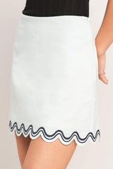 URBAN WAVE WOVEN MINI SKIRT - Flying Tomato - Flyclothing LLC