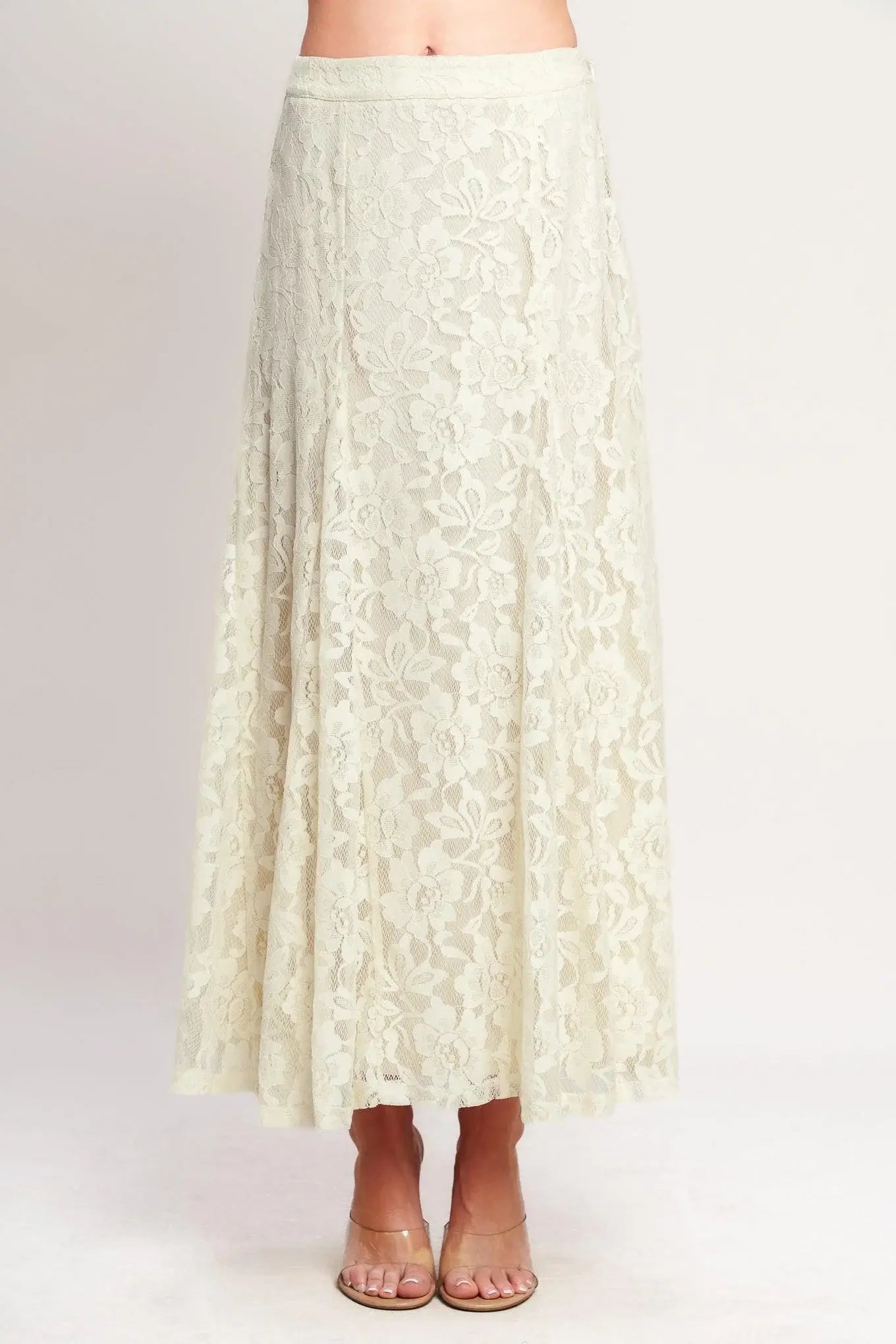 BALLET MUSE WOVEN LACE SKIRT - Flying Tomato - Flyclothing LLC