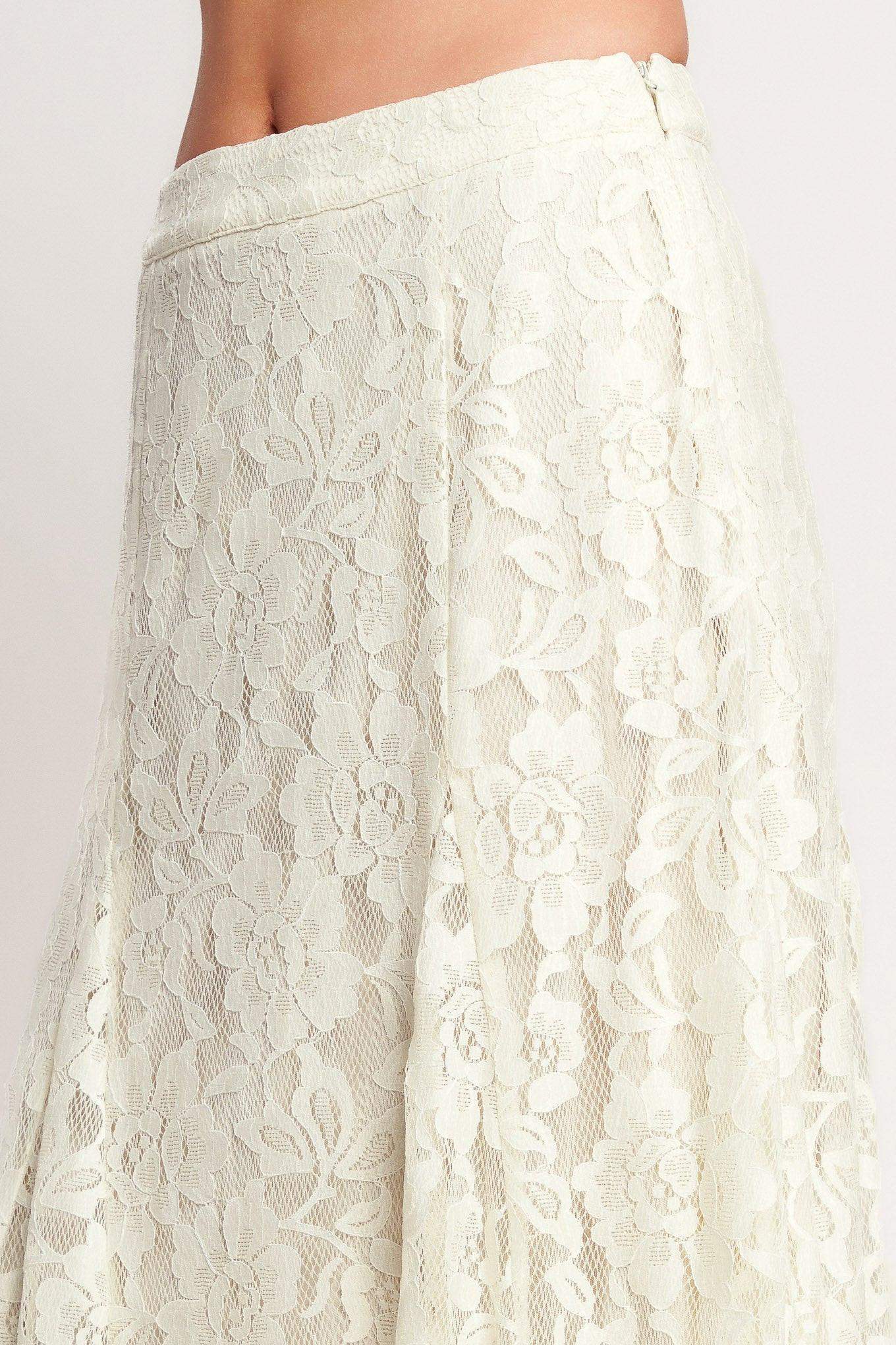 BALLET MUSE WOVEN LACE SKIRT - Flying Tomato - Flyclothing LLC