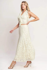BALLET MUSE WOVEN LACE SKIRT - Flying Tomato - Flyclothing LLC