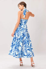 SKY BLOSSOM WOVEN FULL CIRCLE SKIRT - Flying Tomato - Flyclothing LLC