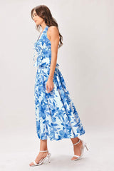 SKY BLOSSOM WOVEN FULL CIRCLE SKIRT - Flying Tomato - Flyclothing LLC