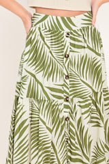 COASTAL CANOPY WOVEN MAXI SKIRT