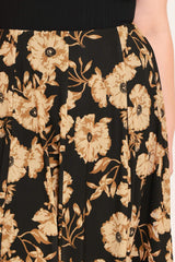 EARTHEN FLOWER FANTASY POWER MESH FULL MAXI SKIRT - Flying Tomato - Flyclothing LLC