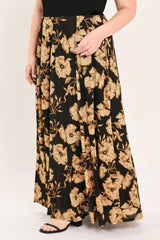 EARTHEN FLOWER FANTASY POWER MESH FULL MAXI SKIRT - Flying Tomato - Flyclothing LLC