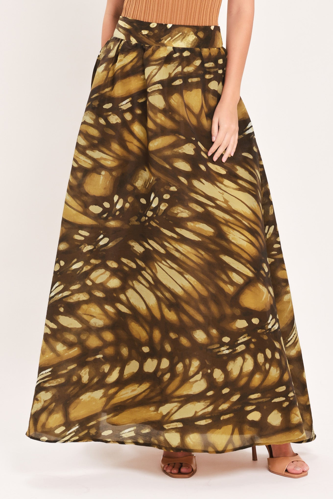 AMBERWING REVERIE WOVEN FULL MAXI SKIRT
