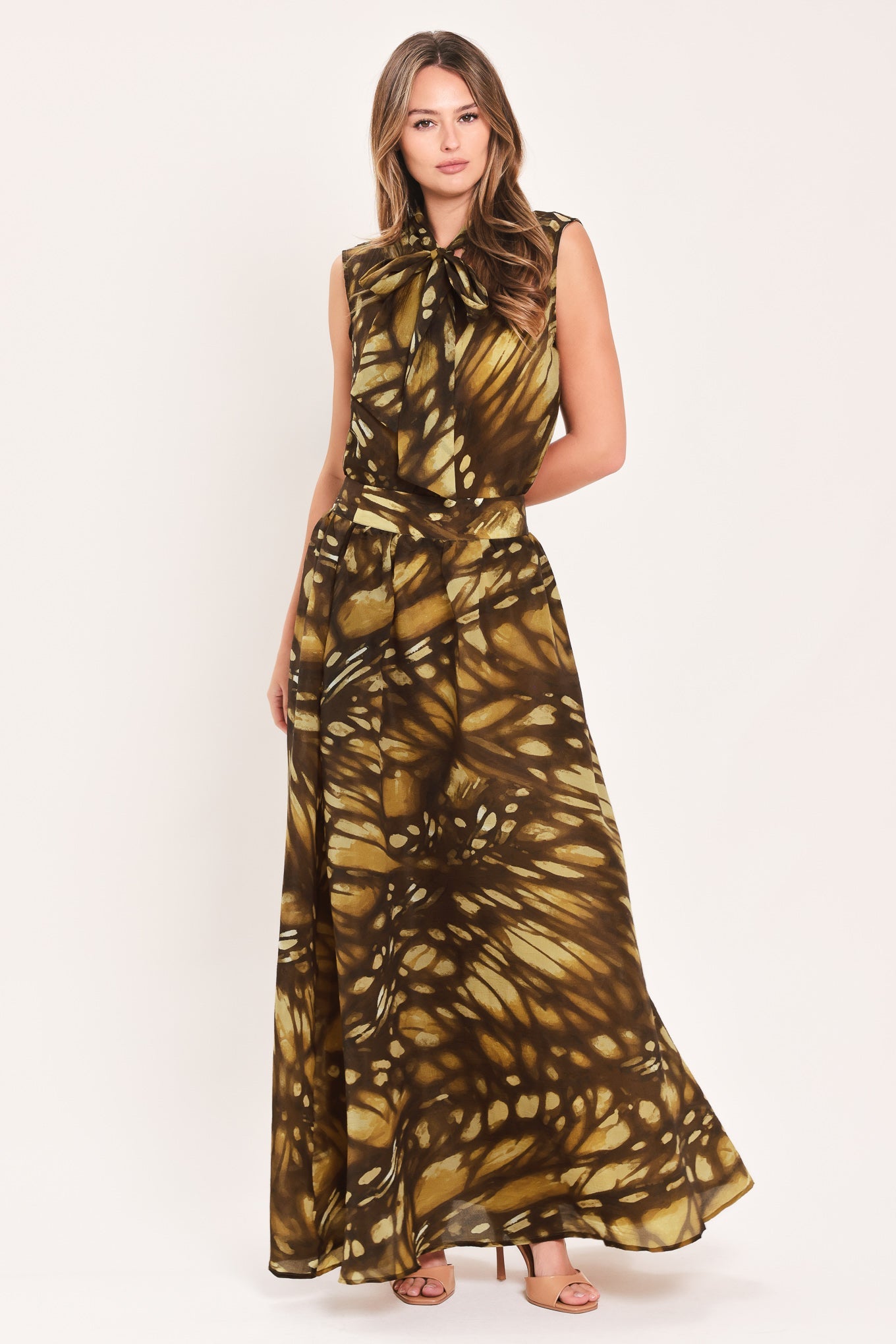 AMBERWING REVERIE WOVEN FULL MAXI SKIRT