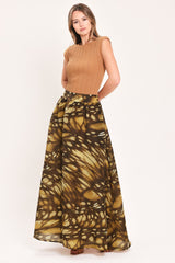 AMBERWING REVERIE WOVEN FULL MAXI SKIRT