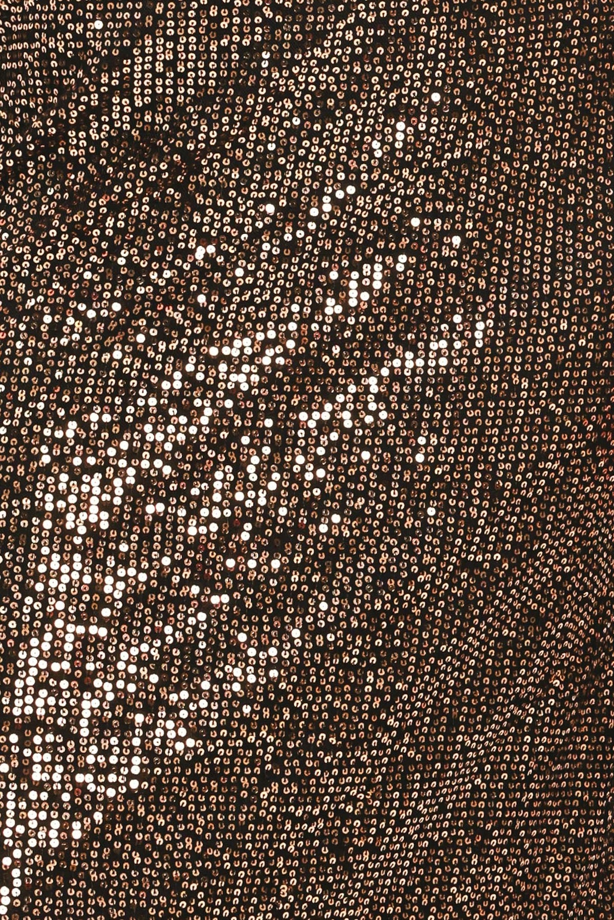 BRONZE LUSTER BRONZE/BLACK SEQUIN LACE-HEM MIDI SKIRT - Flying Tomato - Flyclothing LLC