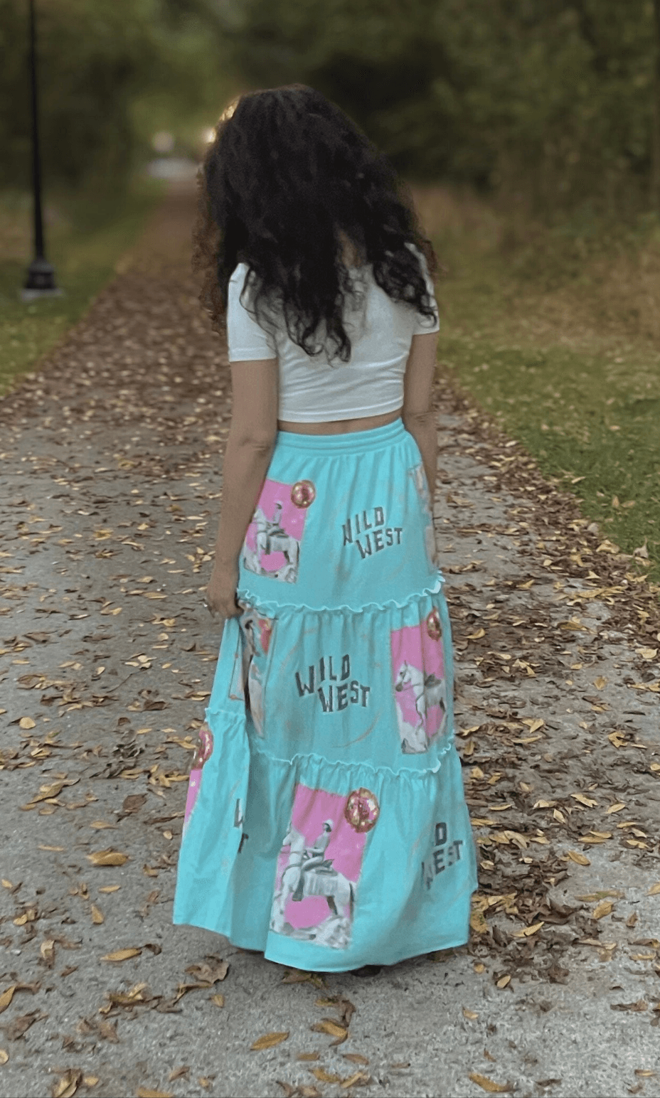 Baha Ranch Retro Pop Western Prairie Maxi Skirt - Baha Ranch Western Wear - Flyclothing LLC