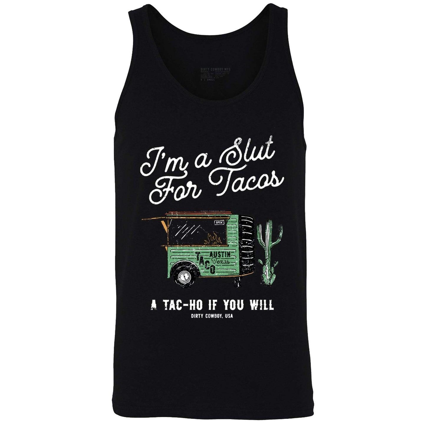 Slut For Taco's Men's Tank Top - DIRTY COWBOY USA - Flyclothing LLC