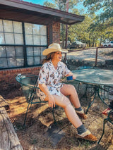Baha Ranch Vintage Cowgirl Women's Western Pajama Set