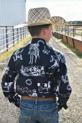 Baha Ranch Ranch Life Unisex Western Button Up Shirt