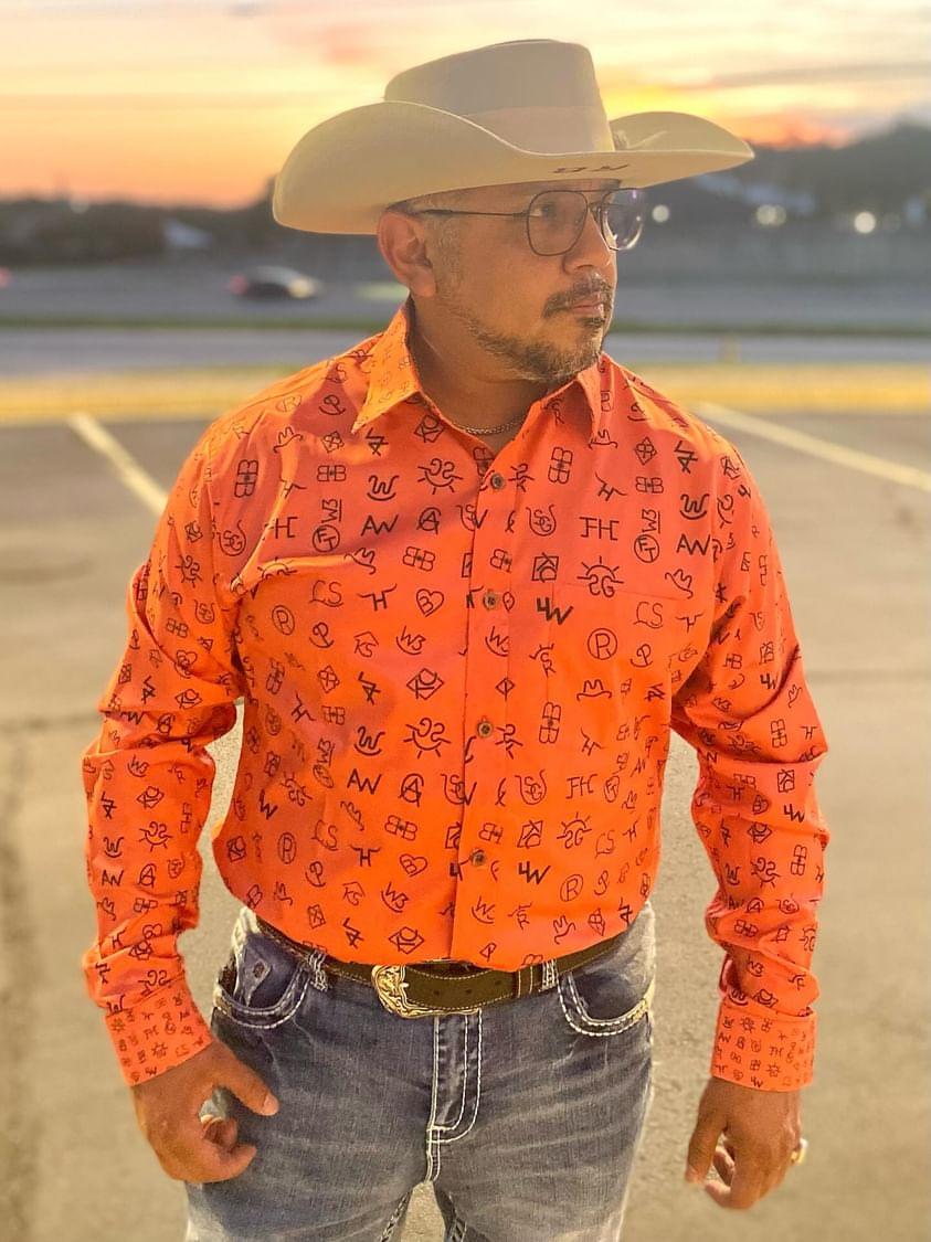 Baha Ranch Rust Brands Unisex Western Button Up Shirt