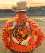 Baha Ranch Rust Brands Unisex Western Button Up Shirt