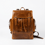 Earthen Leather Laptop Backpack, Luxury Leather - Classy Leather Bags - Flyclothing LLC