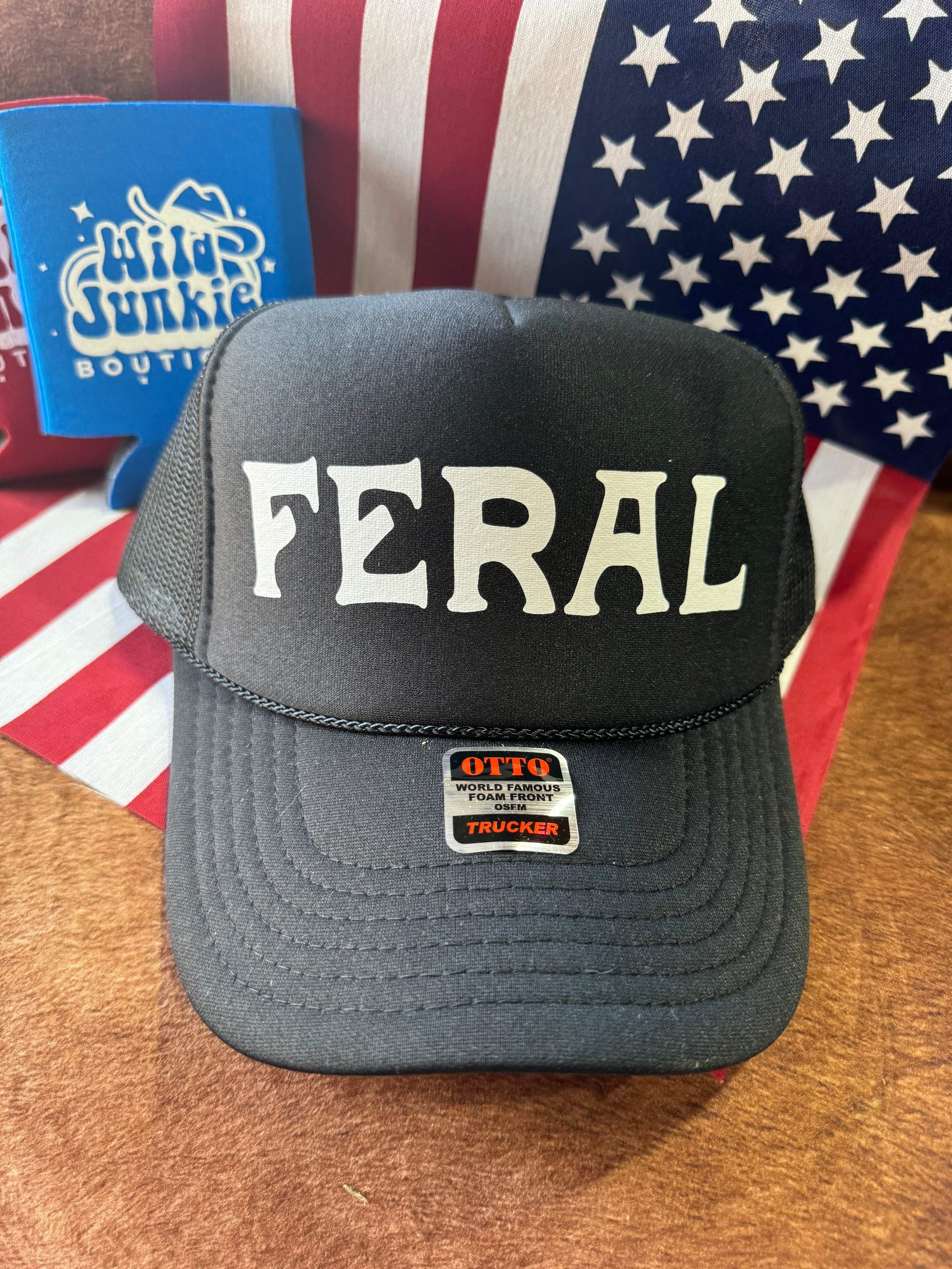 Feral Trucker Hat - Wild Junkie - Flyclothing LLC