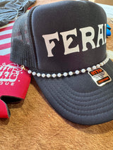 Faux Pearl Trucker Hat Chain - Wild Junkie - Flyclothing LLC