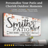 Family Patio Sign - Tailored Canvases - Flyclothing LLC