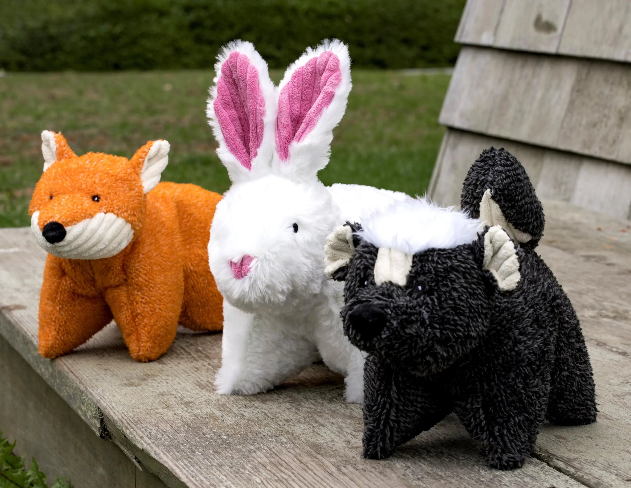 Squooshie™ Bunny Plush Dog Toy - HuggleHounds - Flyclothing LLC