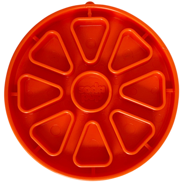 Citrus Softie eTray Shallow Slow Feeder Dog Bowl | USA Made - SodaPup/True Dogs, LLC - Flyclothing LLC