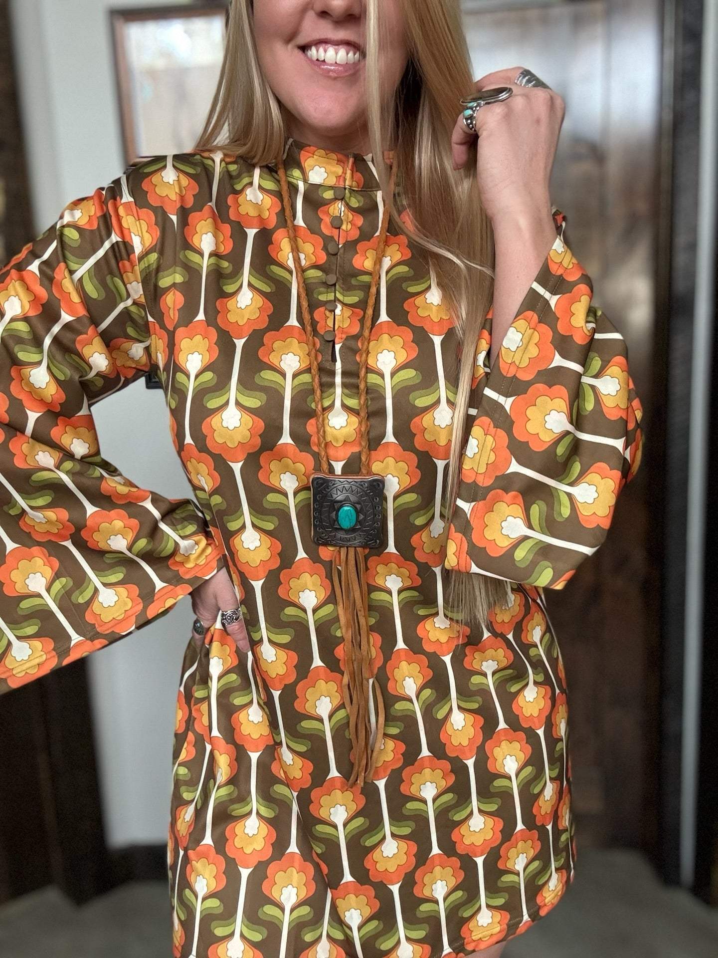 Cradle of Love Woman Retro Tulip Dress - Lil Bee's Bohemian - Flyclothing LLC