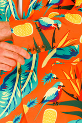 The Cruise Ship Casanova | Orange Hawaiian Suit - Shinesty - Flyclothing LLC